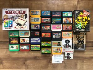 ☆未使用☆ファミコン互換機(88ゲーム内蔵)+ソフト28本+おまけ