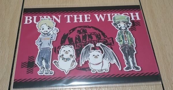 BURN THE WITCH バーンザウィッチ GraffArtCAFE 限定 ポストカード バルゴ チーフ おすしちゃん グラフアートカフェ BLEACH ブリーチ