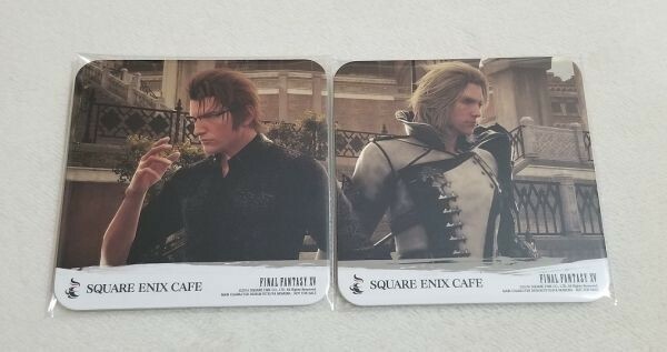 スクエニカフェ 限定 FF15 ファイナルファンタジー15 コースター 第6弾 イグニス レイヴス 非売品 FF FINAL FANTASY SQEX Caf