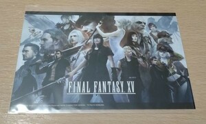 スクエニカフェ ファイナルファンタジーXV ポストカードノクティス ルナフレーナ ニックス アーデン FINALFANTASY FF15 SQEXCafe 野村哲也