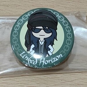 Revo Linked BRAVELY DEFAULT 缶バッチ デフォルメ 緑 Linked Horizon ブレイブリーデフォルト ブレデフォ BDFF オーケストラ