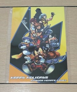  Kingdom Hearts ko- dead postcard solalik kai li Mickey KINGDOM HEARTS coded KH SQEXskeni