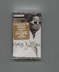 unused unopened new goods cassette tape # MARY J. BLIGE # SHARE MY WORLD # foreign record 