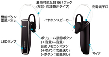 送料無料 BLUETOOTHイヤホンマイクノイズキャンセラ_画像3