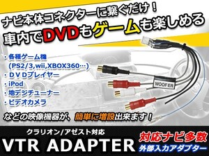 【メール便送料無料】 CCA-727-500 同等品 プリアウトケーブル RCAプリアウト クラリオン 08AV-Navi NX712W フロント リア