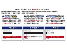 【メール便送料無料】 超高輝度LEDルームランプ ピクシストラック S2＃1 H24.8～ 12発/1P トヨタ【FLUX 室内灯 電球 ホワイト 白_画像4