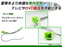 【メール便送料無料】 走行中にテレビが見れる テレビキット HC704-A 2004年モデル 日産 ディーラーオプションナビ ジャンパーキット_画像2