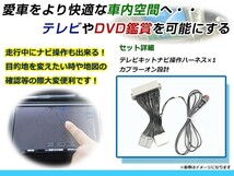 【メール便送料無料】 走行中にテレビが見れる＆ナビ操作ができる テレビナビキット ステージア M35 前期 H13.11～H16.8_画像2