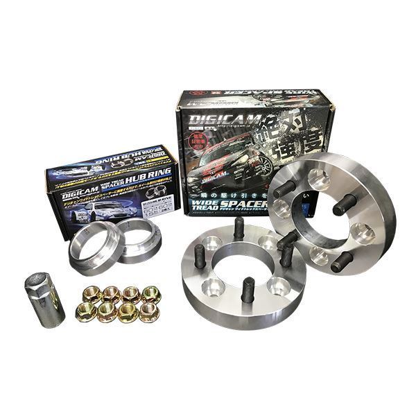送料無料 デジキャン DIGICAM ワイド トレッド スペーサー + ハブリング セット ブーン M300S/M301S/M310S