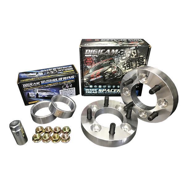 送料無料 デジキャン DIGICAM ワイド トレッド スペーサー + ハブリング セット ブーン M300S/M301S/M310S