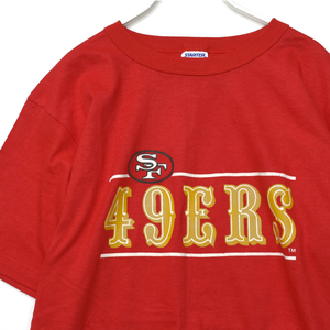 美品 90s usa vintage STARTER NFL SAN FRANCISCO 49ERS Tシャツ USA製 100%COTTON size.L