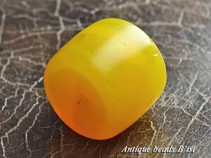 *. hoe . tonbodama * profit break up!ANTQbohe mia can can ba yellow color large grain beads A2 dragonfly sphere antique beads [JB15003A-2]