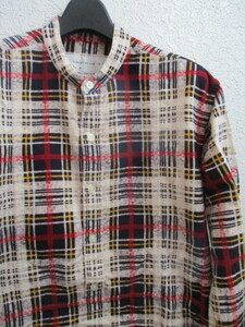  prompt decision 07SS Mountain Research mountain li search origin GENERAL RESEARCH check pattern pull over flannel shirt long sleeve band color shirt S