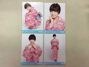 乃木坂46 斉藤優里 生写真 ゆかた 2014.August 4枚コンプ 匿名配送対応 H658