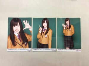 乃木坂46 斉藤優里 生写真 B.L.T. 2013 01-DARKGREEN 3枚コンプ 匿名配送対応 H660