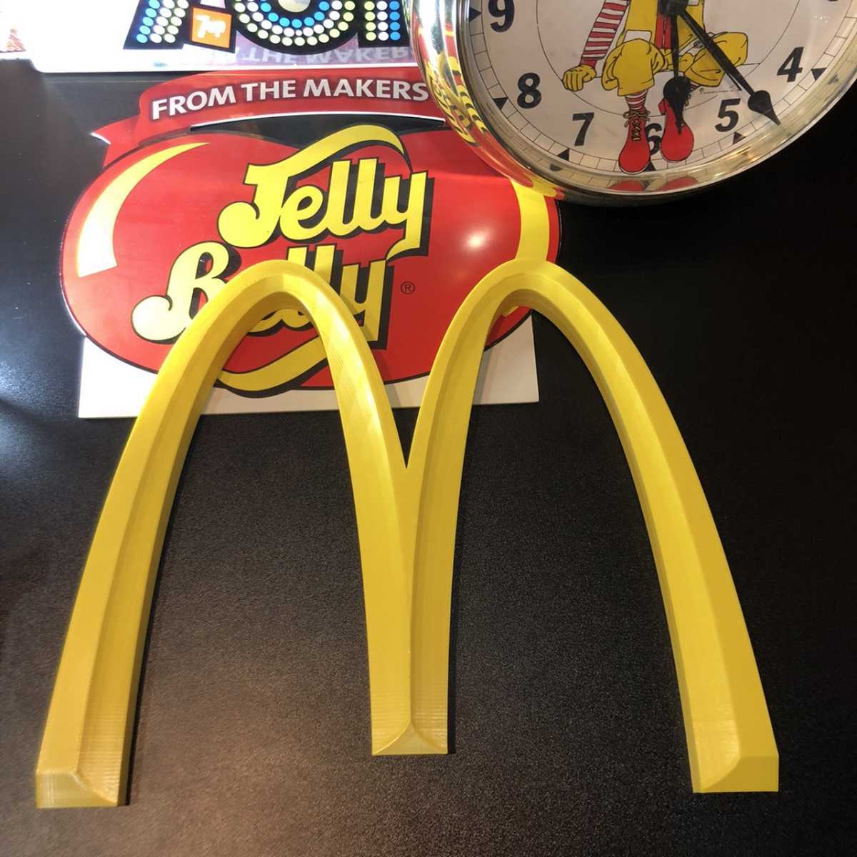 品質検査済 特大サイズ☆ビンテージ☆マクドナルド アーチ サイン 看板 ...