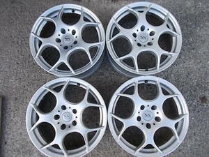 BK RACING 17インチ 17×7J PCD114.3 5穴 アルミホイール 4本