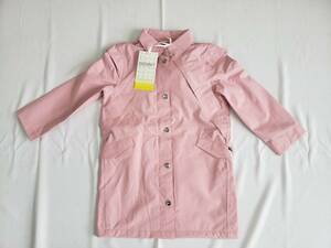 Z15 new goods unused tag attaching GOSOAKYgo-so- key 110-116 rainwear pink coat hat attaching waterproof processing Kids child girl .15,800 jpy 