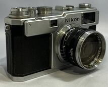 Nikon ニコン　S4 レンジファインダー フィルムカメラ レンズ付き　6500257 NIKKOR-S 1:1.4 f=5cm 406204 ジャンク扱い 中古品_画像6