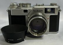 Nikon ニコン　S4 レンジファインダー フィルムカメラ レンズ付き　6500257 NIKKOR-S 1:1.4 f=5cm 406204 ジャンク扱い 中古品_画像1