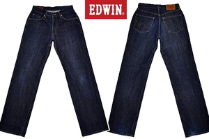 K-3314* super-beauty goods *EDWIN Edwin 50303 503* made in Japan dark blue indigo dyeing Denim standard regular strut jeans W29