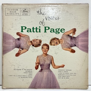 ●即決VOCAL LP Patti Page / the Voice of Patti Page 0211 米オリジナル、Dg Mono パティ・ペイジ