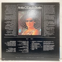 ●00即決VOCAL LP ANITA O'DAY アニタ・オデイ in berlin JP yp7018mp 帯無しライナー付き。_画像2