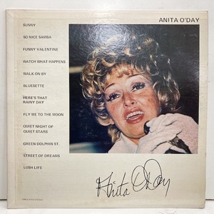 ●231010即決VOCAL LP Anita O'Day アニタ・オデイ Anita and Rhythm Section USオリジナル 71年音源