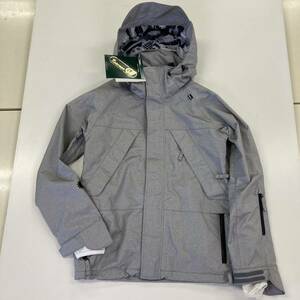 新品 正規 P01 PLAY DESIGN 15-16 スノーボード ウェア XS GLI JACKET ASH GRAY ジャケット アッシュ グレー プレイ デザイン P01SW14JP7