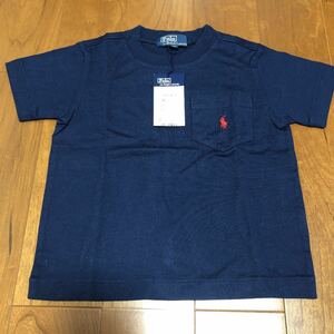 新品 タグ付 ポロ ラルフローレン Tシャツ 90 ネイビー POLO 紺 男の子 女の子 男女兼用