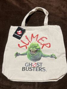 【希少】新品 ゴーストバスターズ SLIMER ghost busters トートバッグ トート 映画 80s アメコミ マーベル バットマン スパイダーマン b