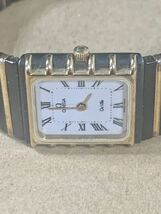 Vintage omega deville (ladies) square face オメガ デビル レディース時計 クォーツ 美品 稼働品_画像2