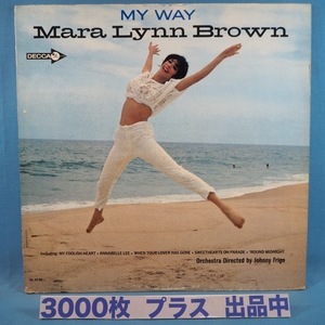 ■DECCAレコ! ★MARA LYNN BROWN/MY WAY★送料無料(条件有り)３千枚＋出品中!★オリジ名盤■