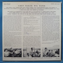 ■美盤! PACIFIC JAZZ! MONO溝盤! ★CHET BAKER BIG BAND★送料無料(条件有り)３千枚＋出品中!★オリジ名盤■_画像2