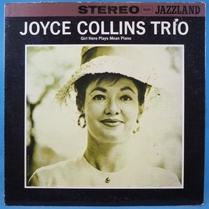 ■JAZZLAND小ラベ溝!★JOYCE COLLINS TRIO/GIRL HERE PLAYS MEAN PIANO★送料無料(条件有り)３千枚＋出品中!★オリジ名盤■