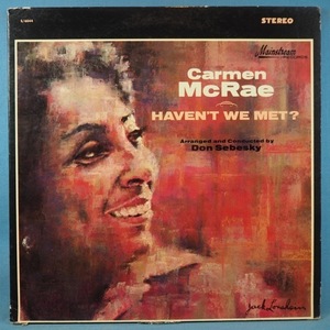 ■MAINSTREAM!★CARMEN MCRAE/HAVENT WE MET★送料無料(条件有り)３千枚＋出品中!★オリジ名盤■