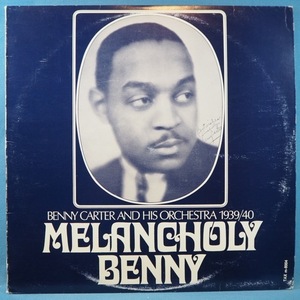 ■SWEDEN盤! 1939/40年録音!★BENNY CARTER/MELANCHOLY BENNY★送料無料(条件有り)３千枚＋出品中!★名盤■