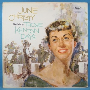 ■ほぼ美盤!★JUNE CHRISTY/THOSE KENTON DAYS★送料無料(条件有り)多数出品中!★オリジナル名盤■