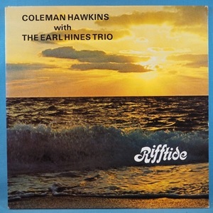 ■1965年貴重LIVE録音!PUMPKINレコ!★COLEMAN HAWKINS WITH EARL HINES TRIO/RIFFTIDE★送料無料(条件有り)３千枚＋出品中!★名盤■