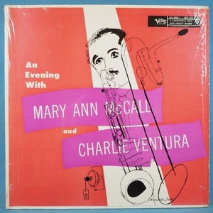 ■シュリンク!VERVE!★MARY ANN MCCALL&CHARLIE VENTURA/AN EVENING★送料無料(条件有り)３千枚＋出品中!★名盤■