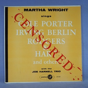 ■JUBILEE-赤いDISC!!★MARTHA WRIGHT/CENSORED★オリジ名盤■