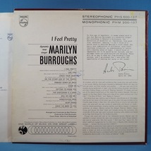 ■白プロモ!!★MARILYN BURROUGHS/I FEEL PRETTY★オリジ名盤■_画像2