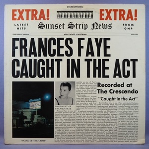 ■美盤!ライブ!★FRANCES FAYE/CAUGHT IN ACT★オリジ名盤■