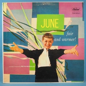 ■ターコイズ!★JUNE CHRISTY/FAIR&WARMER★送料無料(条件有り)３千枚＋出品中!★オリジ名盤■