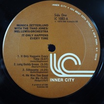 ■INNER CITY!★MONICA ZETTERLUND/IT ONLY HAPPENS★オリジ名盤■_画像3