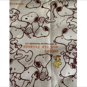 オックス生地 生地幅×1m 生成り色 スヌーピー SNOOPY