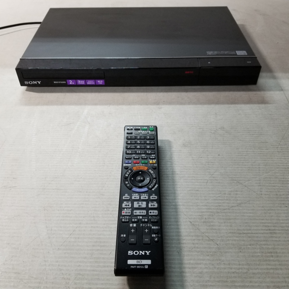 人気 SONY HDD2TB 3チューナー ブルーレイレコーダー BDZ-ET2200