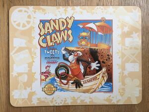 ◆SANDY CLAWS トゥイーティー＆シルベスター 1995 コルクボード ボード 約21×28㎝ ランチボード ランチョンボード 中古