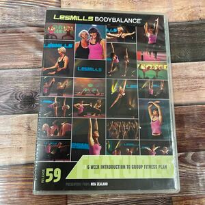 59★レスミルズ★Lesmills★DVD★CD★英語コレオノート★中古品★BodyBalance59　★ボディバランス★箱に傷有り