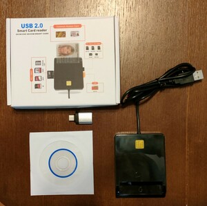 シアナボ　ICカードリーダー マイナンバーカード対応 確定申告 USB-C SDカード データ転送 パソコン 日本語説明書